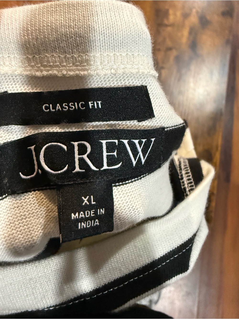 J.Crew Mariner Cloth Striped Shirt Dress XL Gold Buttons Nautical Preppy - Picture 6 of 10